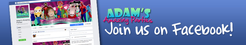 Adam's Amazing Parties Facebook Group Header